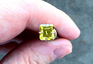 1.33 carat Queensland Australia Yellow Sapphire